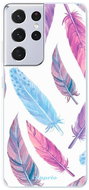 iSaprio Feather Pattern 10 for Samsung Galaxy S21 Ultra - Phone Cover