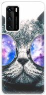 iSaprio Galaxy Cat for Huawei P40 - Phone Cover