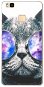 iSaprio Galaxy Cat for Huawei P9 Lite - Phone Cover