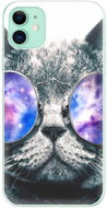 iSaprio Galaxy Cat for iPhone 11 - Phone Cover