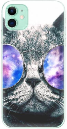 iSaprio Galaxy Cat for iPhone 11 - Phone Cover - Main image
