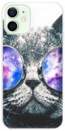 iSaprio Galaxy Cat for iPhone 12 - Phone Cover