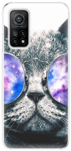 iSaprio Galaxy Cat for Xiaomi Mi 10T / Mi 10T Pro - Phone Cover - Main image