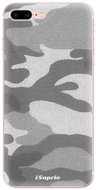iSaprio Grey Camouflage 02 for iPhone 7 Plus/8 Plus - Phone Cover