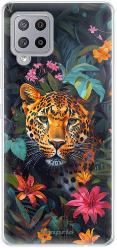 iSaprio Flower Jaguar - Samsung Galaxy A42 - Phone Cover - Main image
