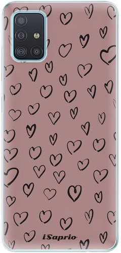 iSaprio Heart Dark - Samsung Galaxy A51 - Phone Cover - Main image