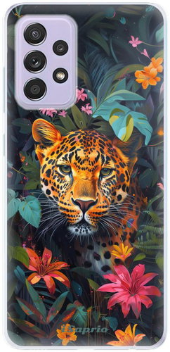 iSaprio Flower Jaguar - Samsung Galaxy A52 - Phone Cover - Main image