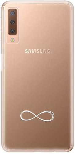 iSaprio čiré pouzdro - Infinity - Samsung Galaxy A7 (2018) - Phone Cover - Main image