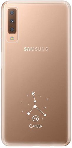 iSaprio čiré pouzdro - Rak - Samsung Galaxy A7 (2018) - Phone Cover - Main image