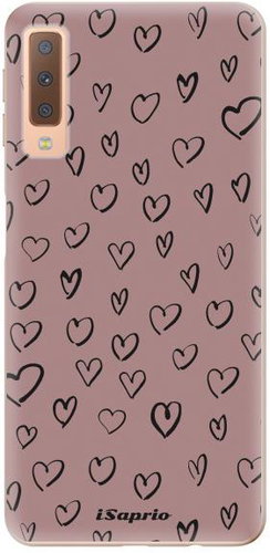 iSaprio Heart Dark - Samsung Galaxy A7 (2018) - Phone Cover - Main image