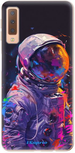 iSaprio Neon Astronaut - Samsung Galaxy A7 (2018) - Phone Cover - Main image