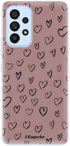 iSaprio Heart Dark - Samsung Galaxy A73 5G - Phone Cover - Main image
