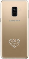 iSaprio Clear Case - Digital Love - Samsung Galaxy A8 2018 - Phone Cover