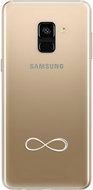 iSaprio Clear Case - Infinity - Samsung Galaxy A8 2018 - Phone Cover