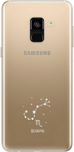 iSaprio clear case - Scorpio - Samsung Galaxy A8 2018 - Phone Cover - Main image
