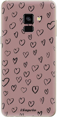 iSaprio Heart Dark - Samsung Galaxy A8 2018 - Phone Cover - Main image