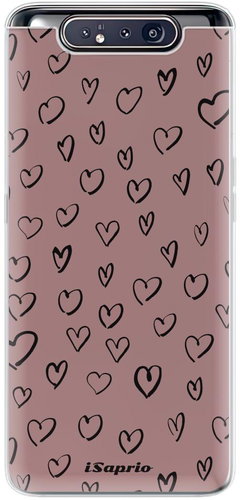 iSaprio Heart Dark - Samsung Galaxy A80 - Phone Cover - Main image