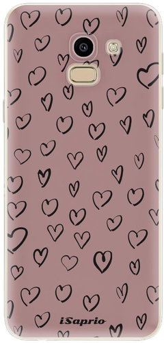 iSaprio Heart Dark - Samsung Galaxy J6 - Phone Cover - Main image