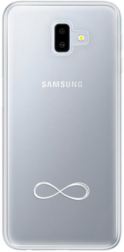 iSaprio čiré pouzdro - Infinity - Samsung Galaxy J6+ - Phone Cover - Main image