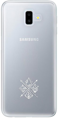iSaprio čiré pouzdro - Elements - Samsung Galaxy J6+ - Phone Cover - Main image