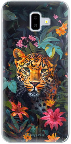 iSaprio Flower Jaguar - Samsung Galaxy J6+ - Phone Cover - Main image