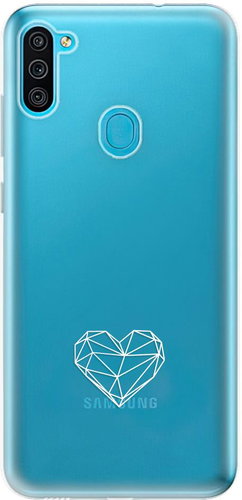 iSaprio čiré pouzdro - Digital Love - Samsung Galaxy M11 - Phone Cover - Main image