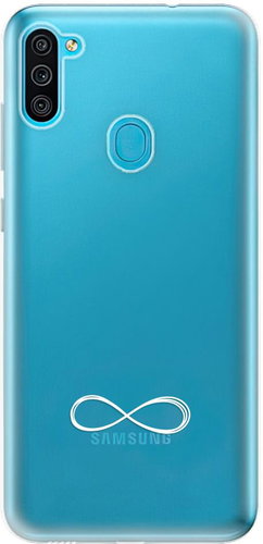 iSaprio čiré pouzdro - Infinity - Samsung Galaxy M11 - Phone Cover - Main image