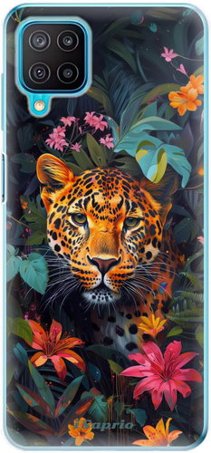 iSaprio Flower Jaguar - Samsung Galaxy M12 - Phone Cover - Main image