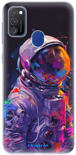 iSaprio Neon Astronaut - Samsung Galaxy M21 - Phone Cover - Main image