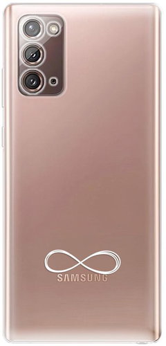 iSaprio Clear Case - Infinity - Samsung Galaxy Note 20 - Phone Cover - Main image