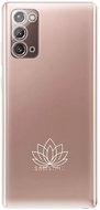 iSaprio čiré pouzdro - Lotos - Samsung Galaxy Note 20 - Phone Cover