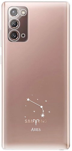 iSaprio čiré pouzdro - Beran - Samsung Galaxy Note 20 - Phone Cover - Main image