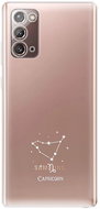 iSaprio čiré pouzdro - Kozoroh - Samsung Galaxy Note 20 - Phone Cover