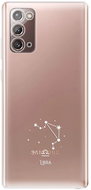 iSaprio čiré pouzdro - Váhy - Samsung Galaxy Note 20 - Kryt na mobil