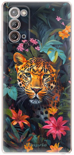 iSaprio Flower Jaguar - Samsung Galaxy Note 20 - Phone Cover - Main image