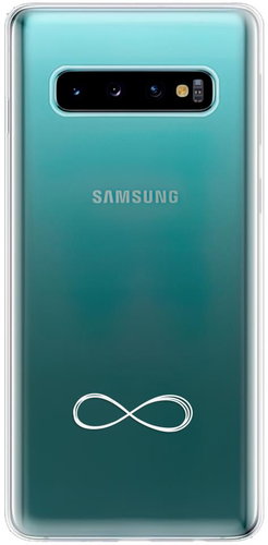 iSaprio čiré pouzdro - Infinity - Samsung Galaxy S10 - Phone Cover - Main image