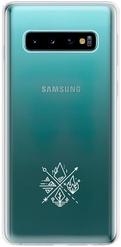 iSaprio čiré pouzdro - Elements - Samsung Galaxy S10 - Phone Cover - Main image