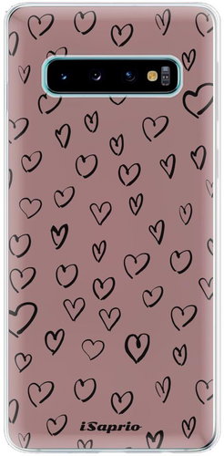 iSaprio Heart Dark - Samsung Galaxy S10 - Phone Cover - Main image