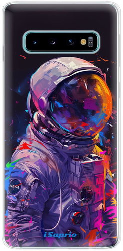 iSaprio Neon Astronaut - Samsung Galaxy S10 - Phone Cover - Main image