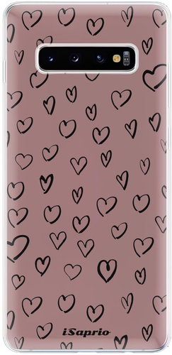 iSaprio Heart Dark - Samsung Galaxy S10+ - Phone Cover - Main image