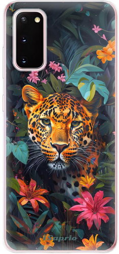 iSaprio Flower Jaguar - Samsung Galaxy S20 - Phone Cover - Main image