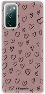 iSaprio Heart Dark - Samsung Galaxy S20 FE - Phone Cover