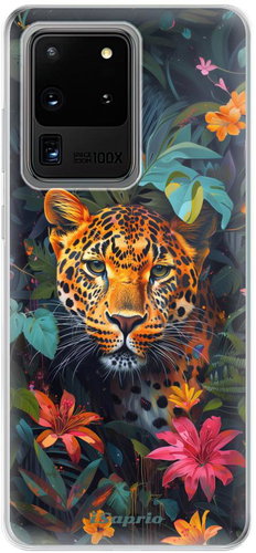 iSaprio Flower Jaguar - Samsung Galaxy S20 Ultra - Phone Cover - Main image
