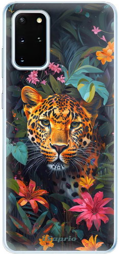 iSaprio Flower Jaguar - Samsung Galaxy S20+ - Phone Cover - Main image