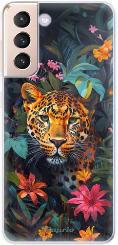iSaprio Flower Jaguar - Samsung Galaxy S21 - Phone Cover - Main image