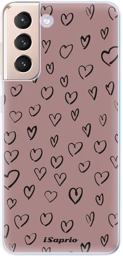 iSaprio Heart Dark - Samsung Galaxy S21 - Phone Cover - Main image
