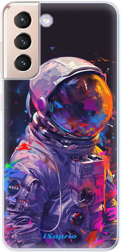 iSaprio Neon Astronaut - Samsung Galaxy S21 - Phone Cover - Main image