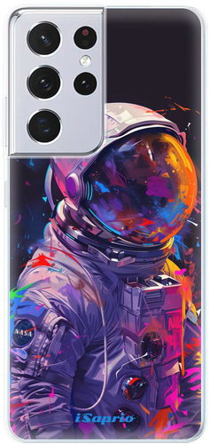 iSaprio Neon Astronaut - Samsung Galaxy S21 Ultra - Phone Cover - Main image