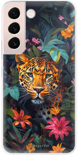 iSaprio Flower Jaguar - Samsung Galaxy S22 5G - Phone Cover - Main image