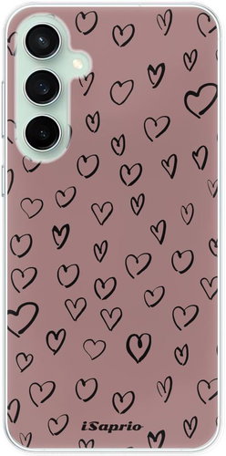 iSaprio Heart Dark - Samsung Galaxy S23 FE - Kryt na mobil - Hlavní obrázek